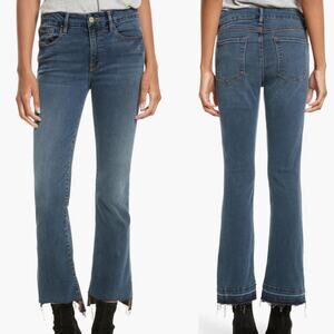 Frame Le Crop Mini Boot Jean in Fenwick size 26